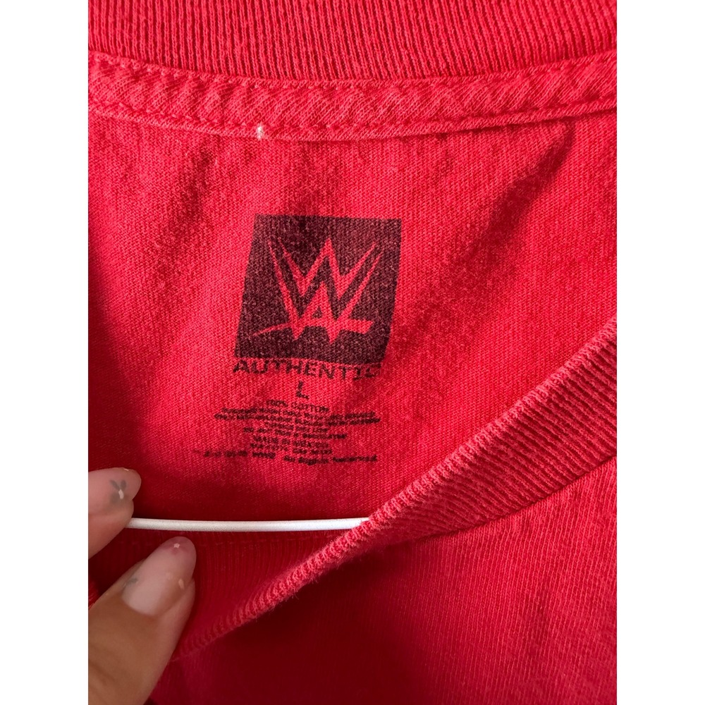 WWE Authentic Team Bella Red Graphic T-Shirt The Bella Twins Wrestling Large - Picture 5 of 8